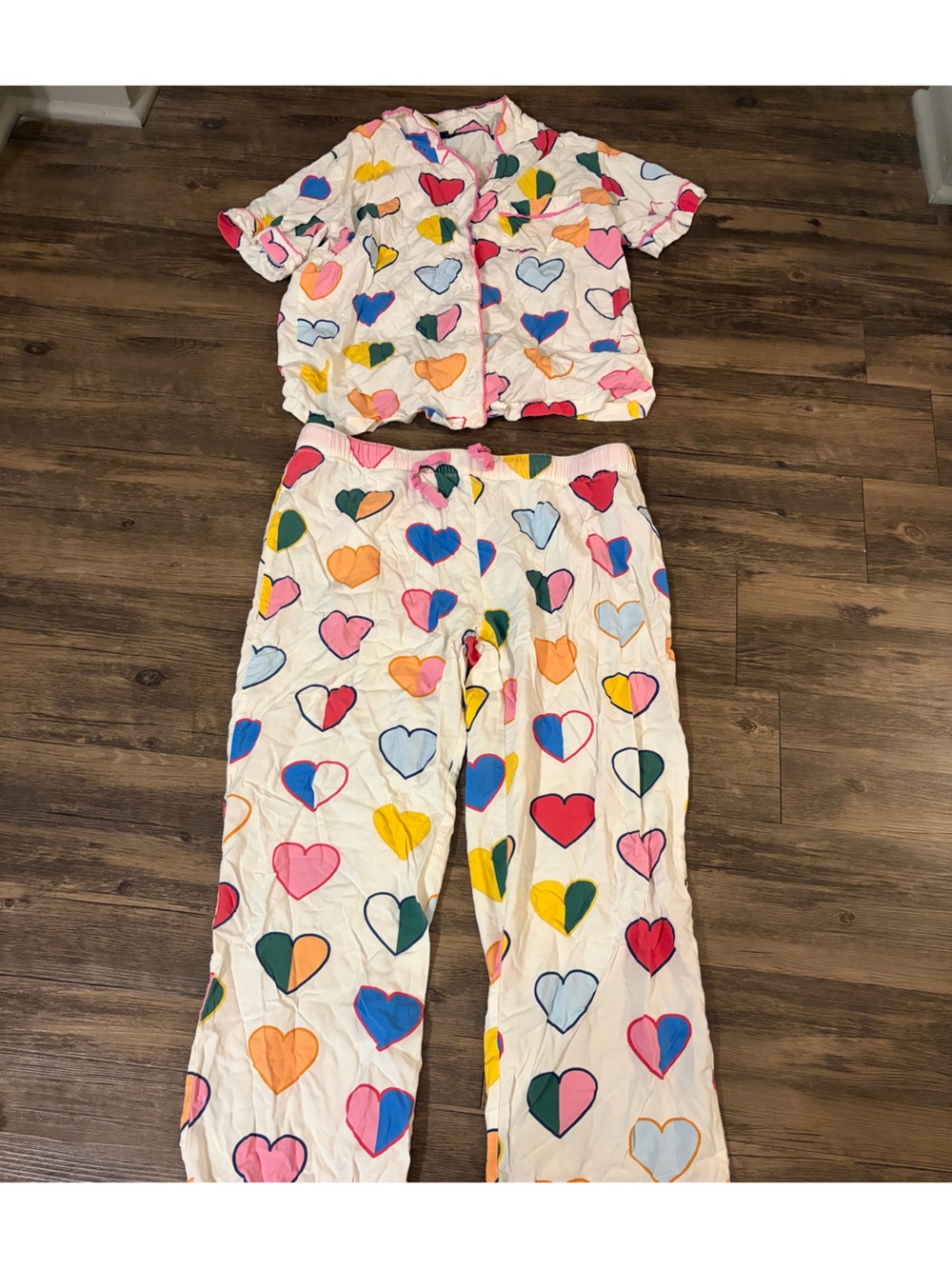Katie Kime Amour Pajama Pants Set Medium